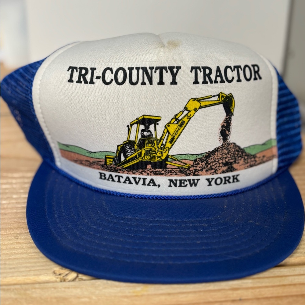 Vintage 90’s Tri County Tractor Trucker Snapback Hat
